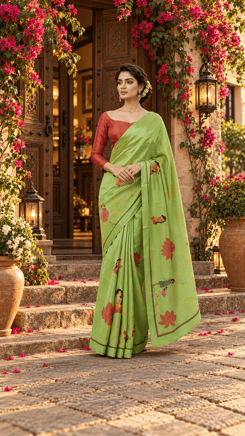 The Lotus Reverie | Pure Viscose Saree