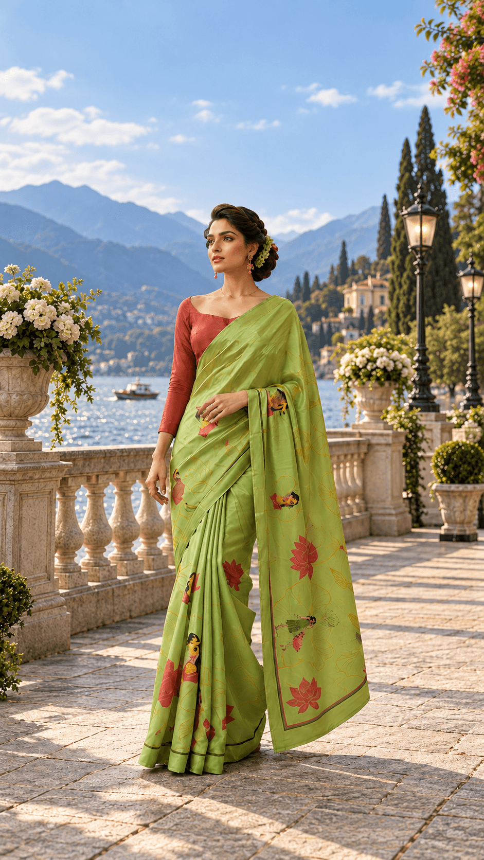 The Lotus Reverie | Pure Viscose Saree