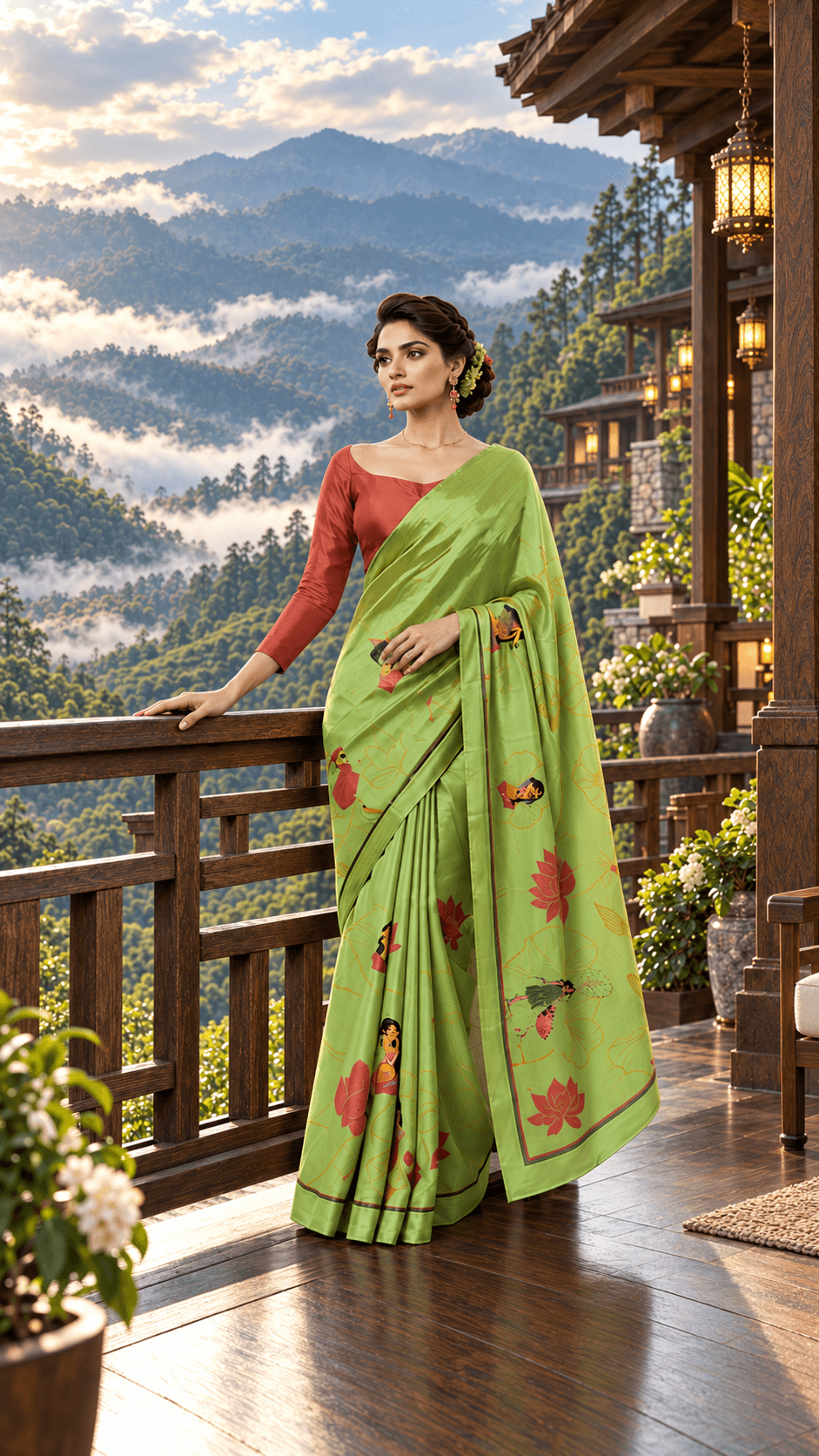 The Lotus Reverie | Pure Viscose Saree