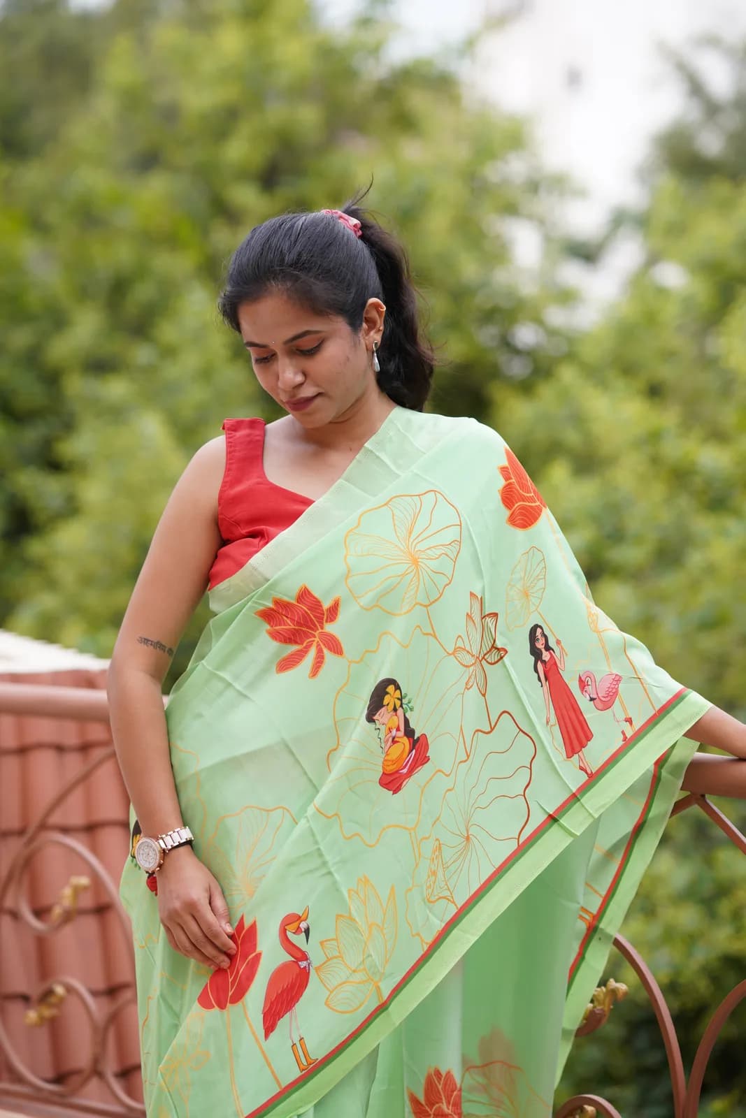 The Lotus Reverie | Pure Viscose Saree